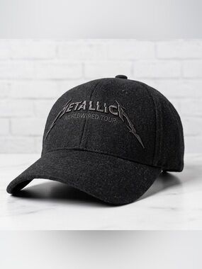 Metallica WorldWired Tour VIP Black Baseball Cap Hat Official Merch Strapback